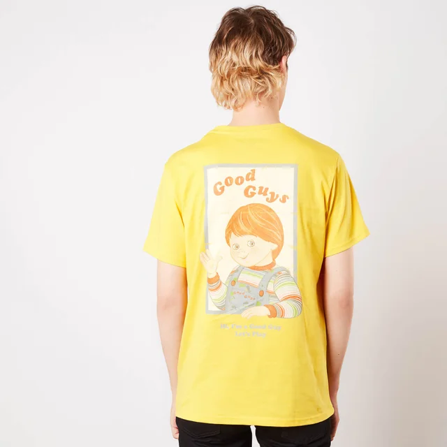 Chucky Good Guys Retro Herren T-Shirt - Gelb