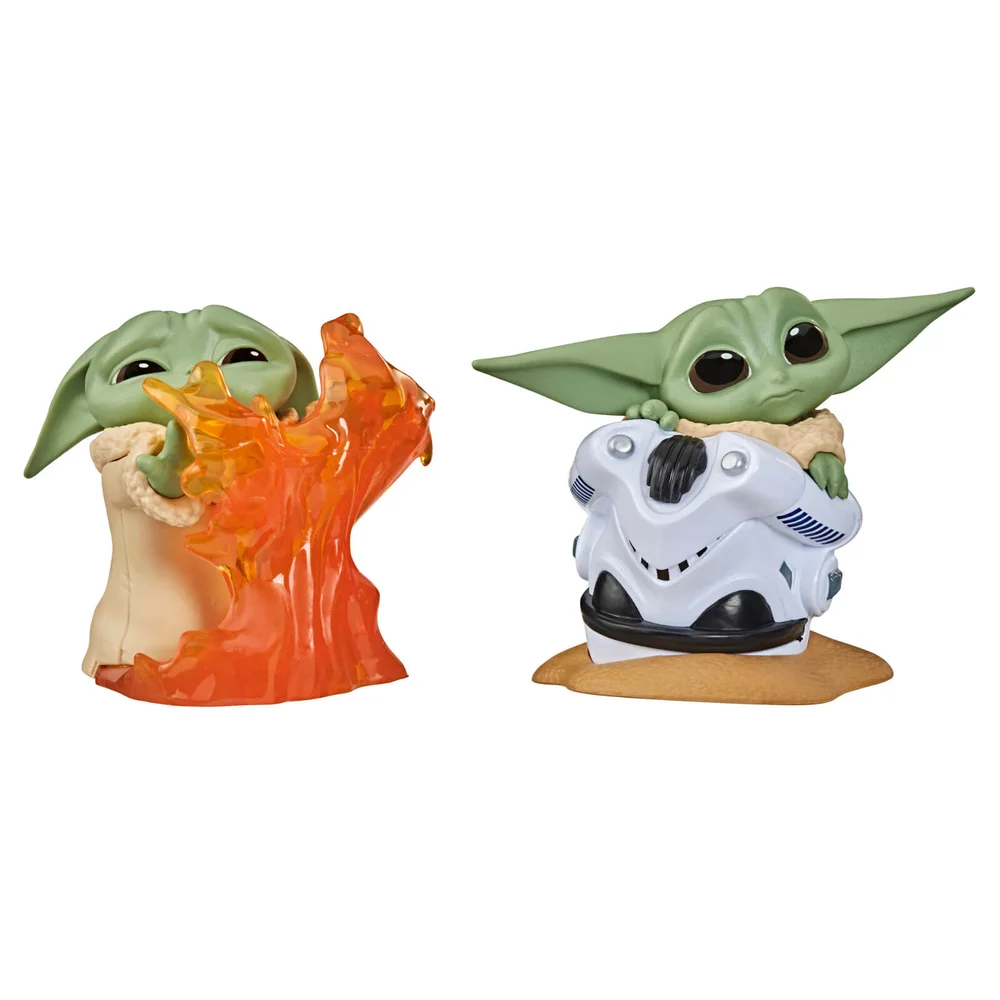 Hasbro Star Wars The Bounty Collection The Child Helmet Hiding Pose and Stopping Fire Pose Figuren im 2er-Pack Bild 1