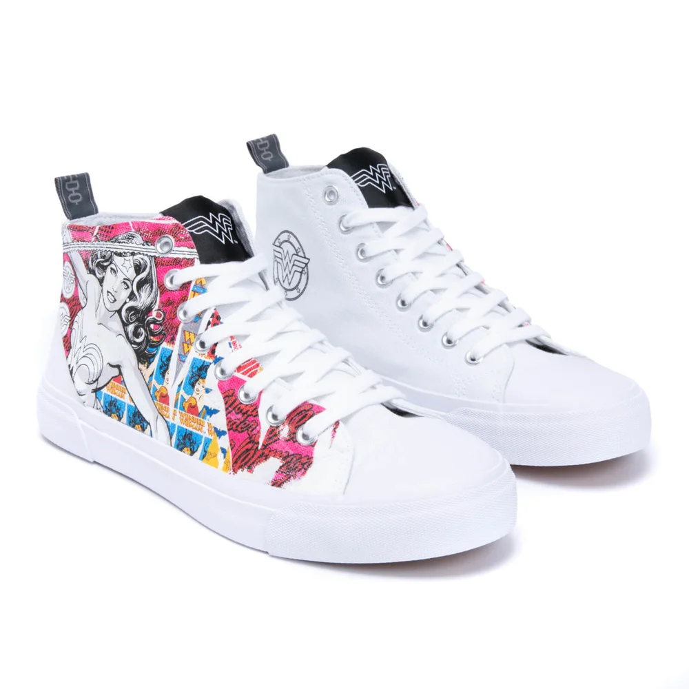 Akedo x DC Comics Wonder Woman High Top - White - UK 5 / EU 38 Bild 1