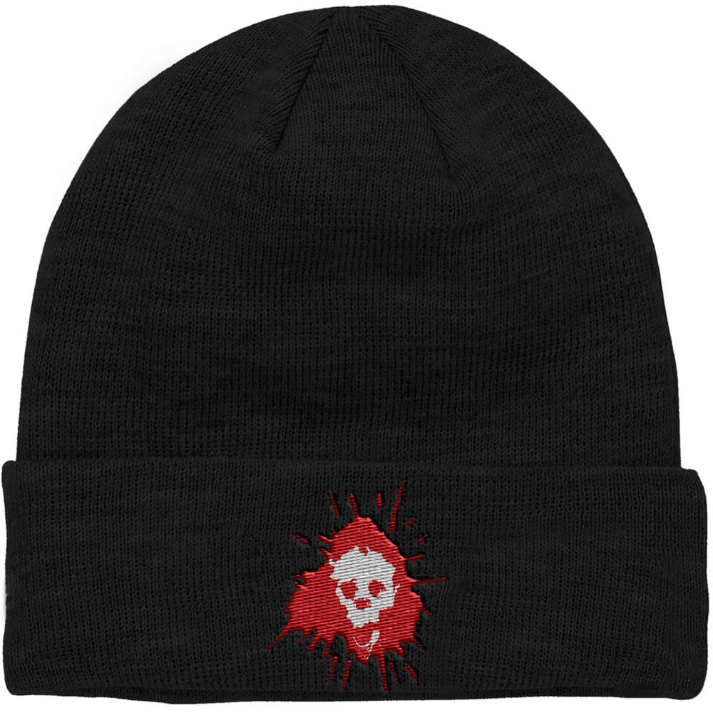 Grimmfest Skull Logo Embroidered Beanie Bild 1