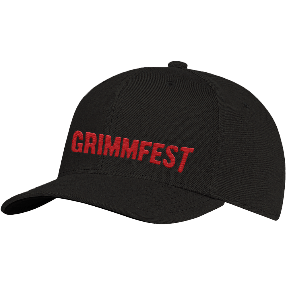 Grimmfest Font Logo Embroidered Cap Bild 1