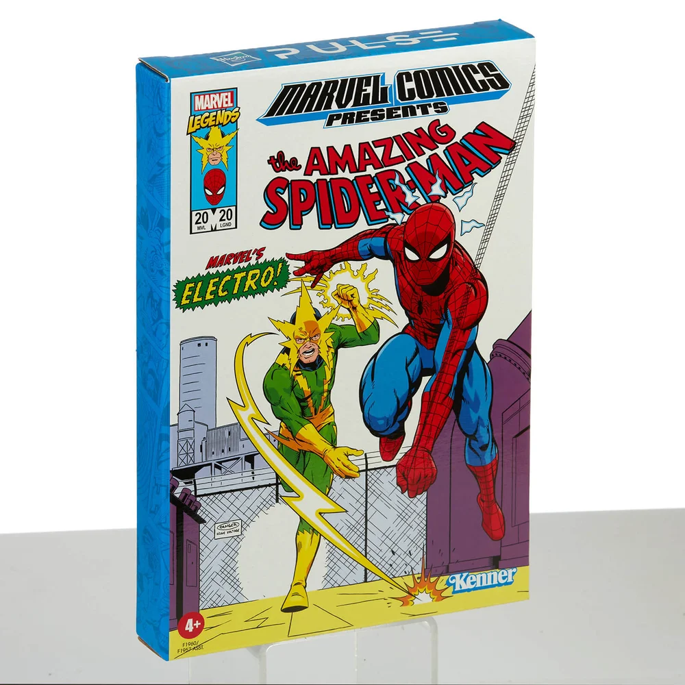 Hasbro Marvel Legends RETRO 9,5 cm Collection Spiderman & Marvel’s Electro 2-Pack Actionfigure Bild 1