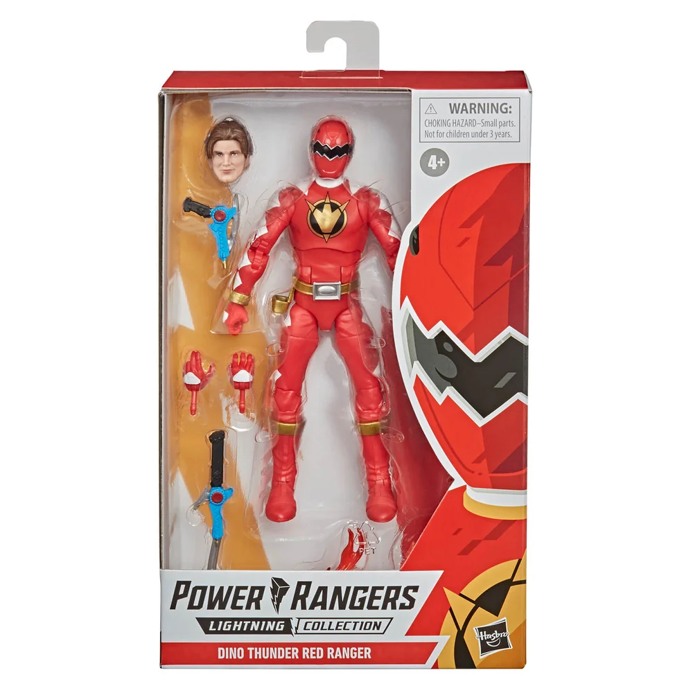 Hasbro Power Rangers Lightning Collection Dino Thunder Red Ranger 6-Inch Premium Collectible Action Figure Bild 1