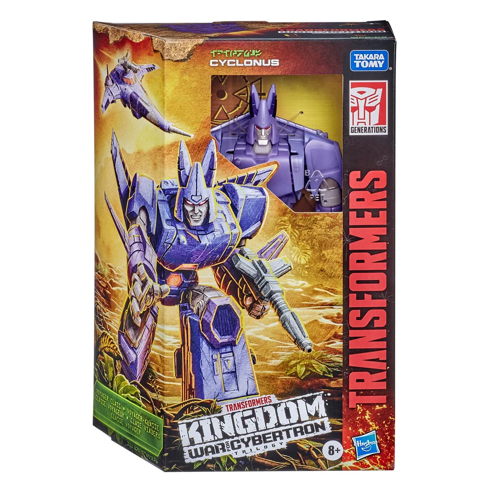 Hasbro Transformers Generations War for Cybertron: Kingdom Voyager WFC-K9 Cyclonus Actionfigur Bild 1