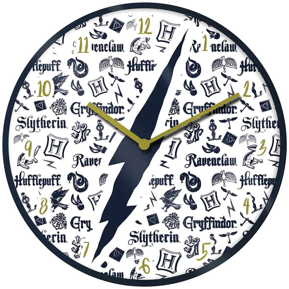 Harry Potter Infographic Clock 10 Inch Bild 1