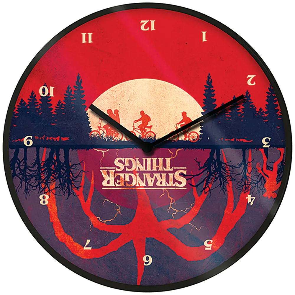 Stranger Things Upside Down Clock 10 Inch Bild 1