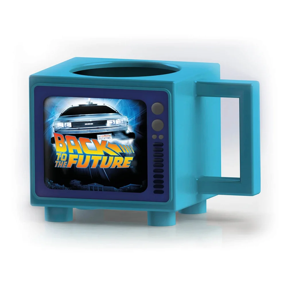 Zurück in die Zukunft Retro TV Zaubertasse Bild 1