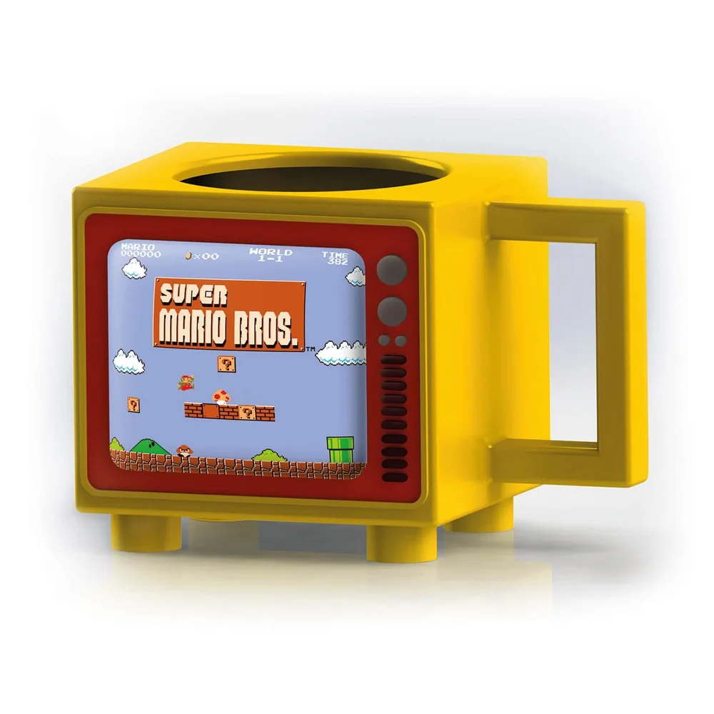 Nintendo Super Mario Retro TV Zaubertasse Bild 1
