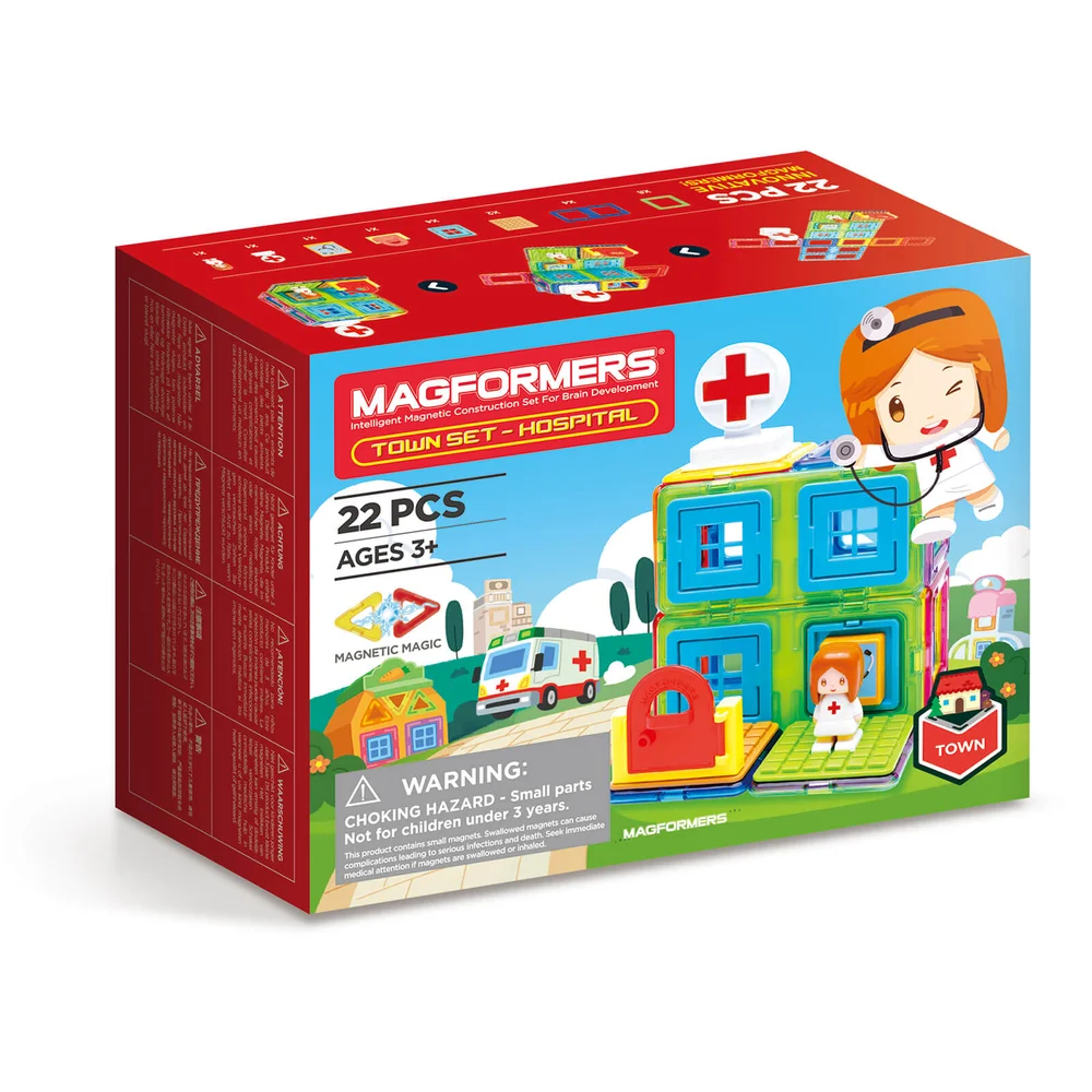 Magformers Town Set - Krankenhaus Bild 1