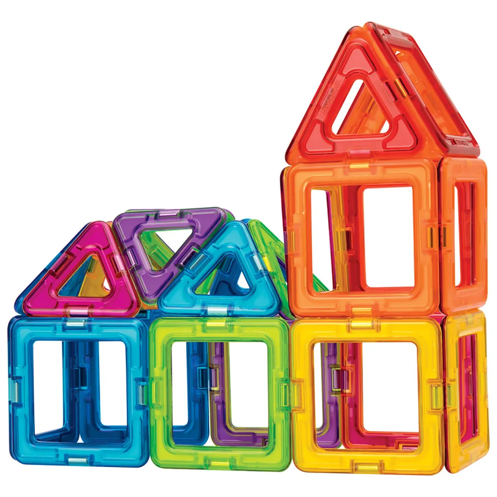 Magformers 40-teiliges Basis-Set + Aufbewahrungsbox Bild 1