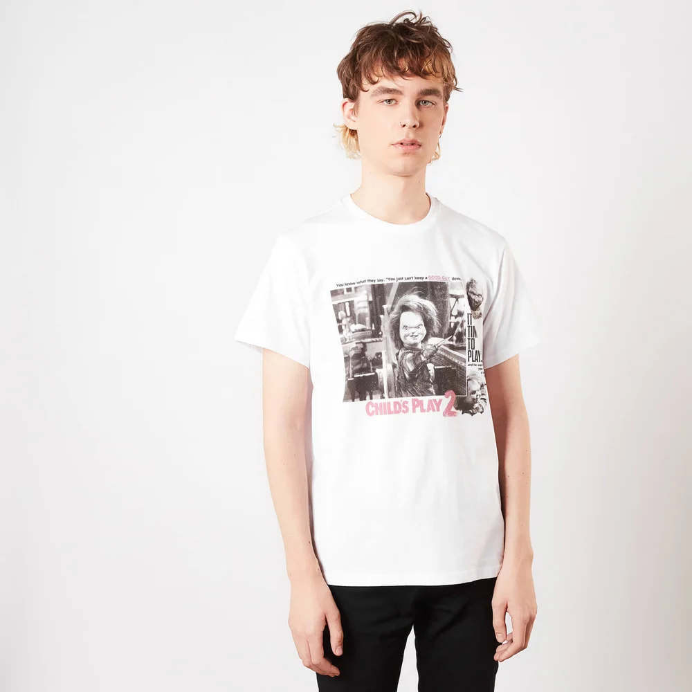 Chucky Childs Play 2 Unisex Unisex Heavyweight T-Shirt - Weiß - S Bild 1