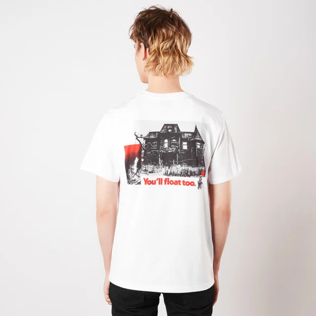 IT Chapter 1 (2017) You'll Float Too Unisex Heavyweight T-Shirt - Weiß