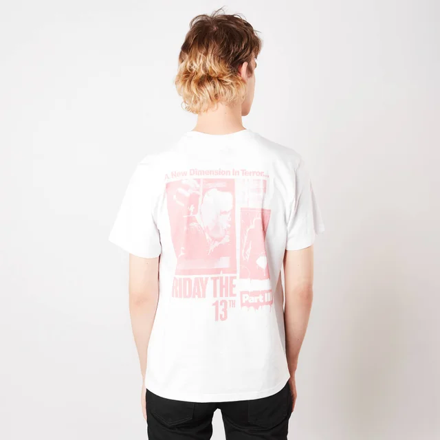 Friday the 13th A New Dimension In Terror Unisex Heavyweight T-Shirt - Weiß