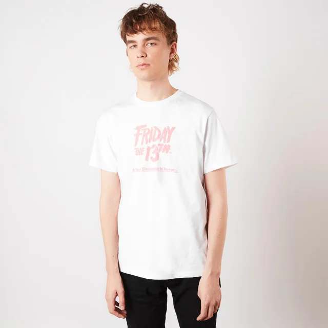 Friday the 13th A New Dimension In Terror Unisex Heavyweight T-Shirt - Weiß