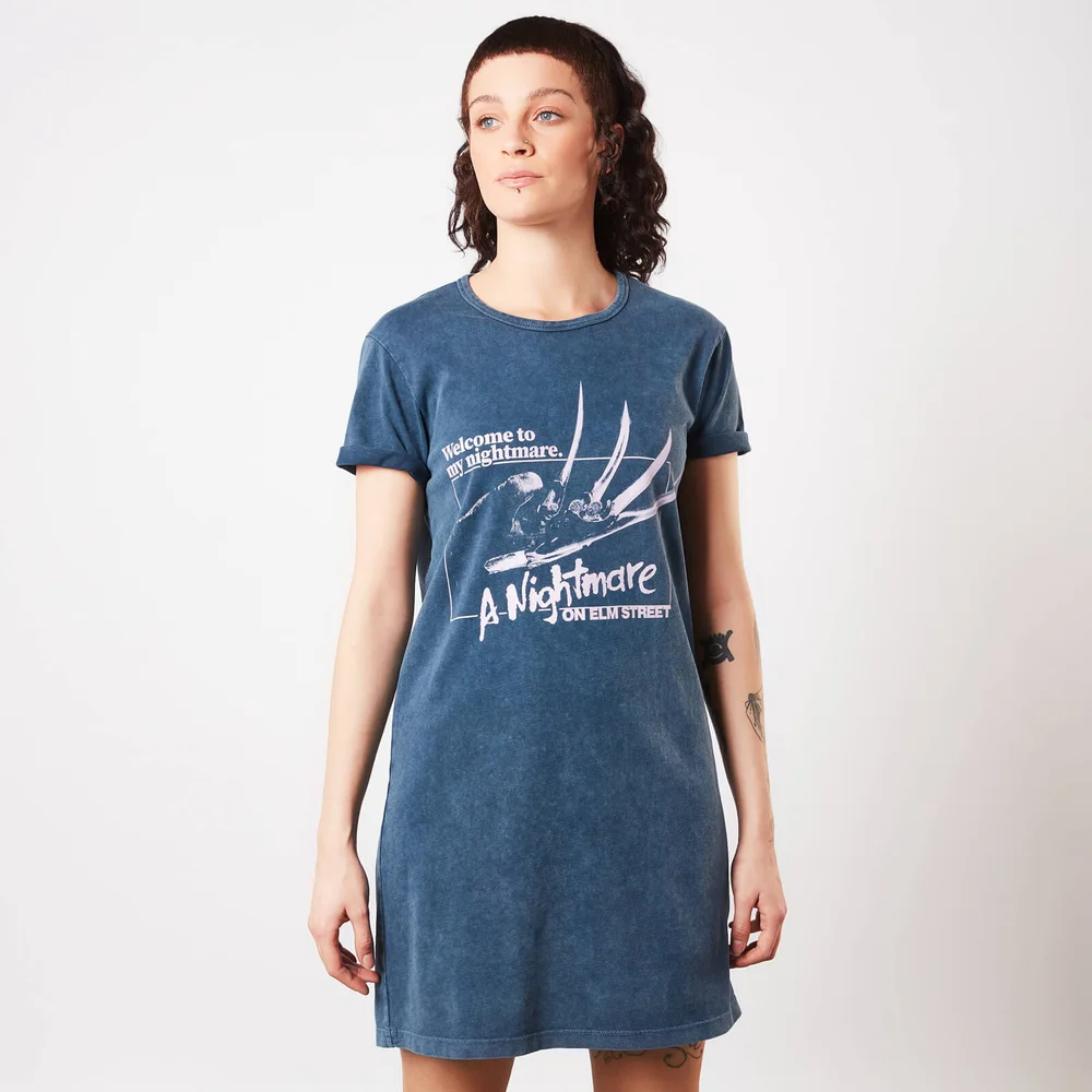A Nightmare On Elm Street Welcome To My Nightmare Damen T-Shirt Kleid - - XS Bild 1