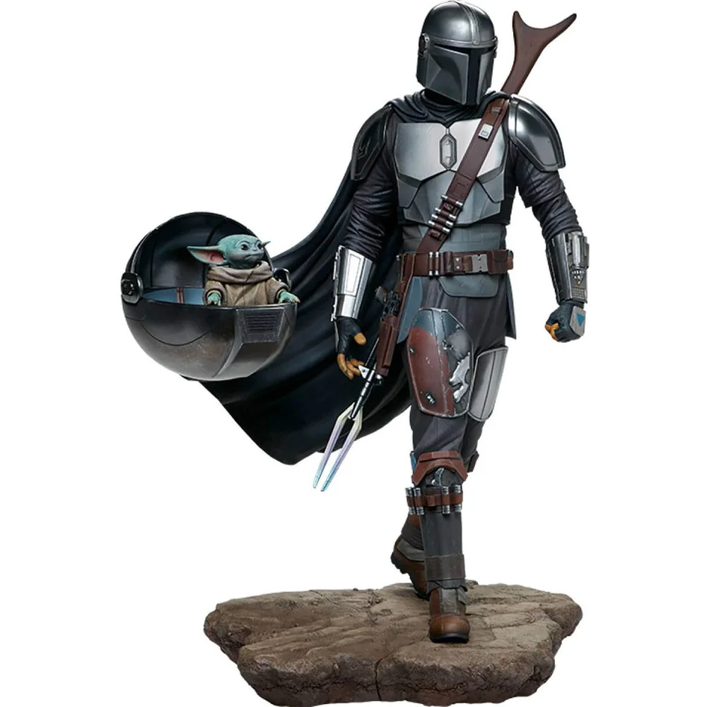 Sideshow Collectibles Star Wars The Mandalorian Figur im Prämiumformat, The Mandalorian, 51 cm Bild 1