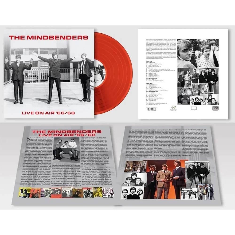 Mindbenders - Live On Air '66 - '68 (Rotes Vinyl) LP Bild 1