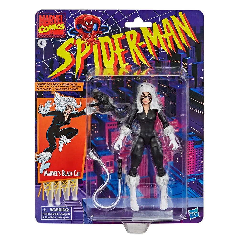 Hasbro Marvel Legends Marvel’s Black Cat Vintage Collection Figur, 15 cm Bild 1