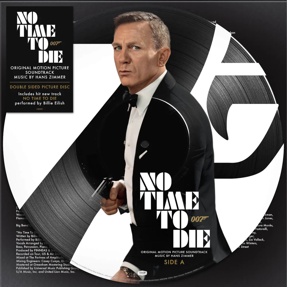 James Bond - No Time To Die Soundtrack Limited Edition Picture Disc Vinyl Bild 1