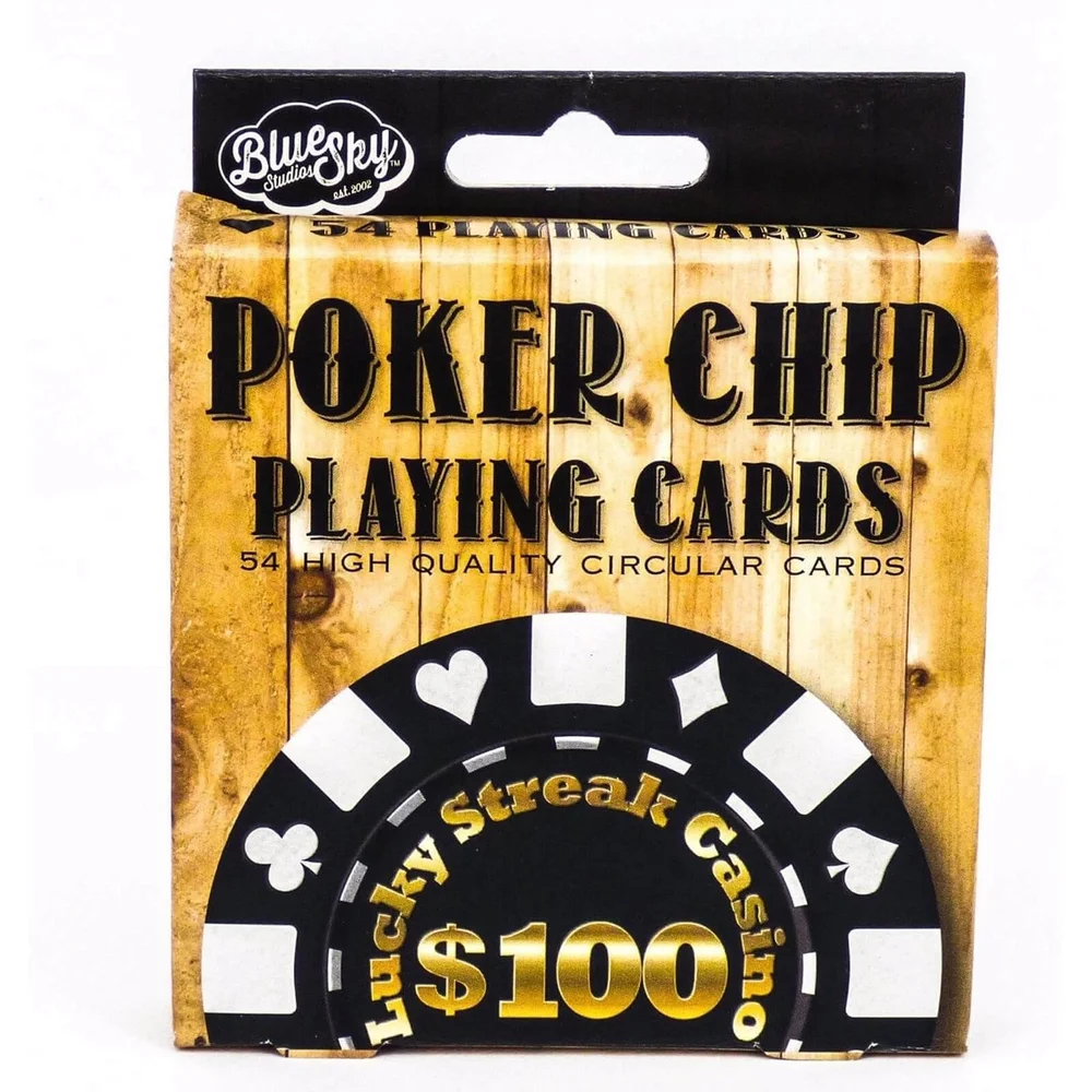 Poker Chip Circular Playing Cards Bild 1