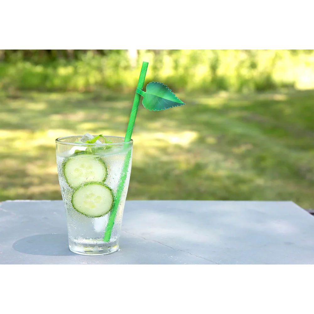Leaf Paper Straws Bild 1