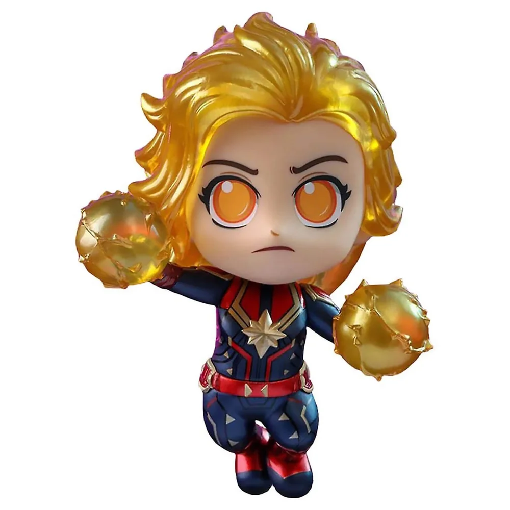 Hot Toys Cosbaby Marvel Avengers: Endgame - Captain Marvel (Binary Form Version) Figur Bild 1
