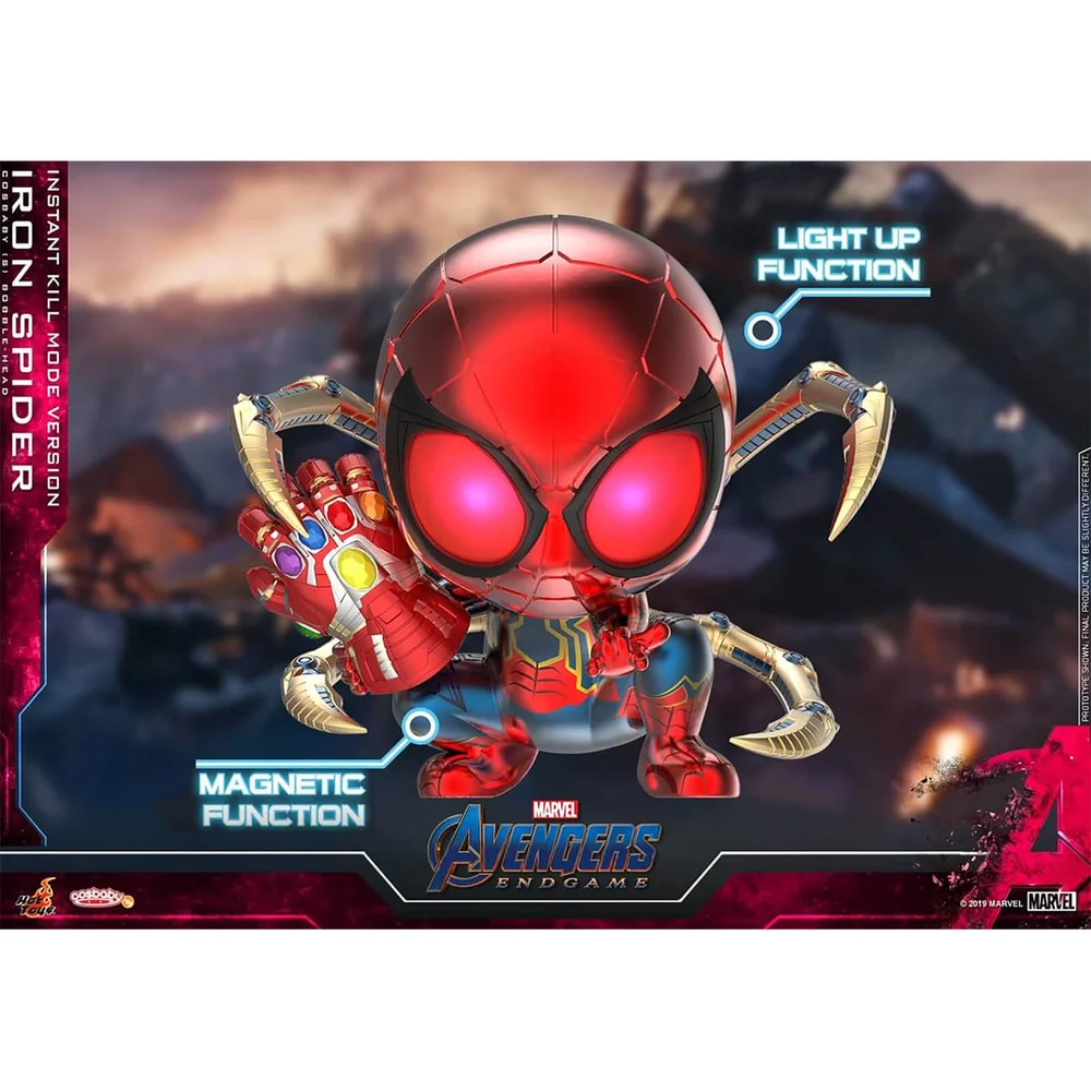 Hot Toys Cosbaby Marvel Avengers: Endgame - Iron Spider (Instant Kill Mode Version) Figur Bild 1