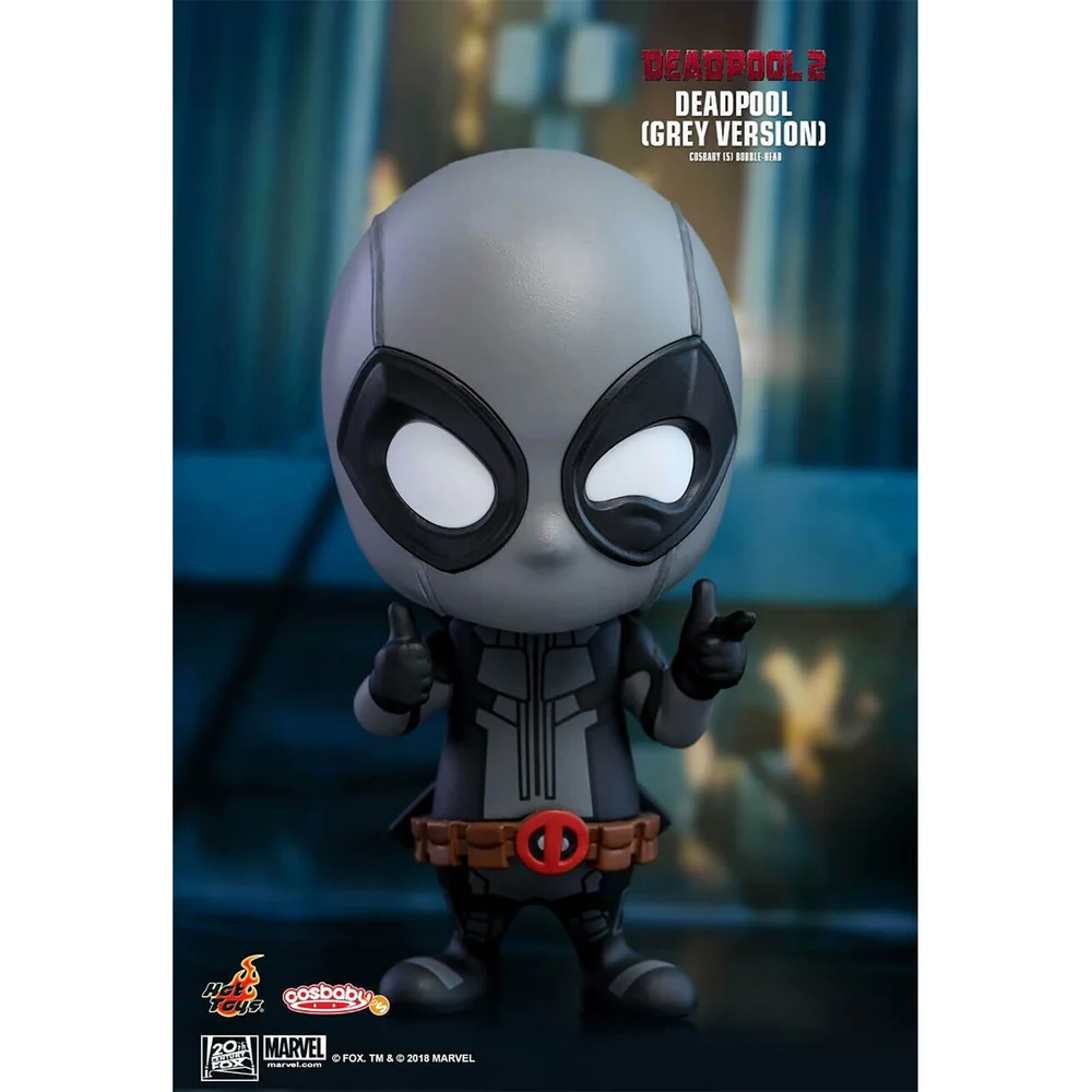 Hot Toys Cosbaby Marvel Deadpool 2 - Deadpool (Grey Version) Figur Bild 1