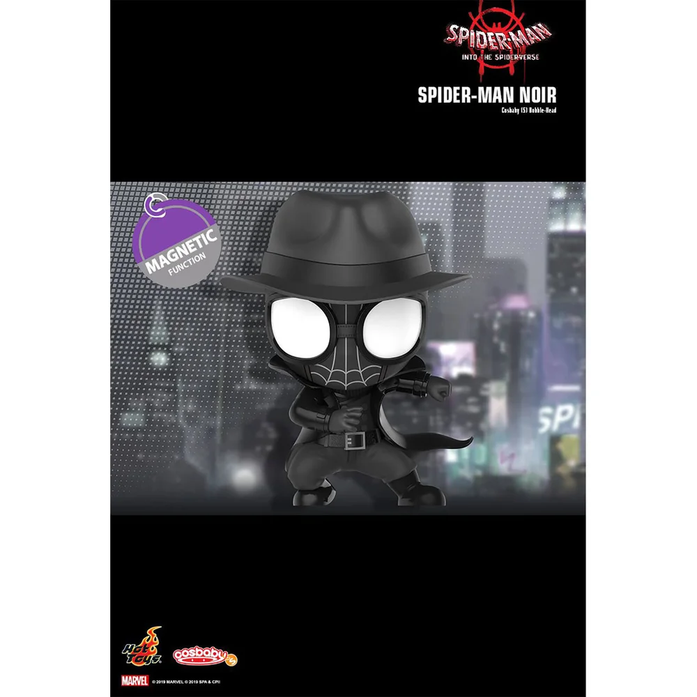 Hot Toys Cosbaby Marvel Spider-Man: Into the Spider-Verse - Spider-Man Noir Figur Bild 1