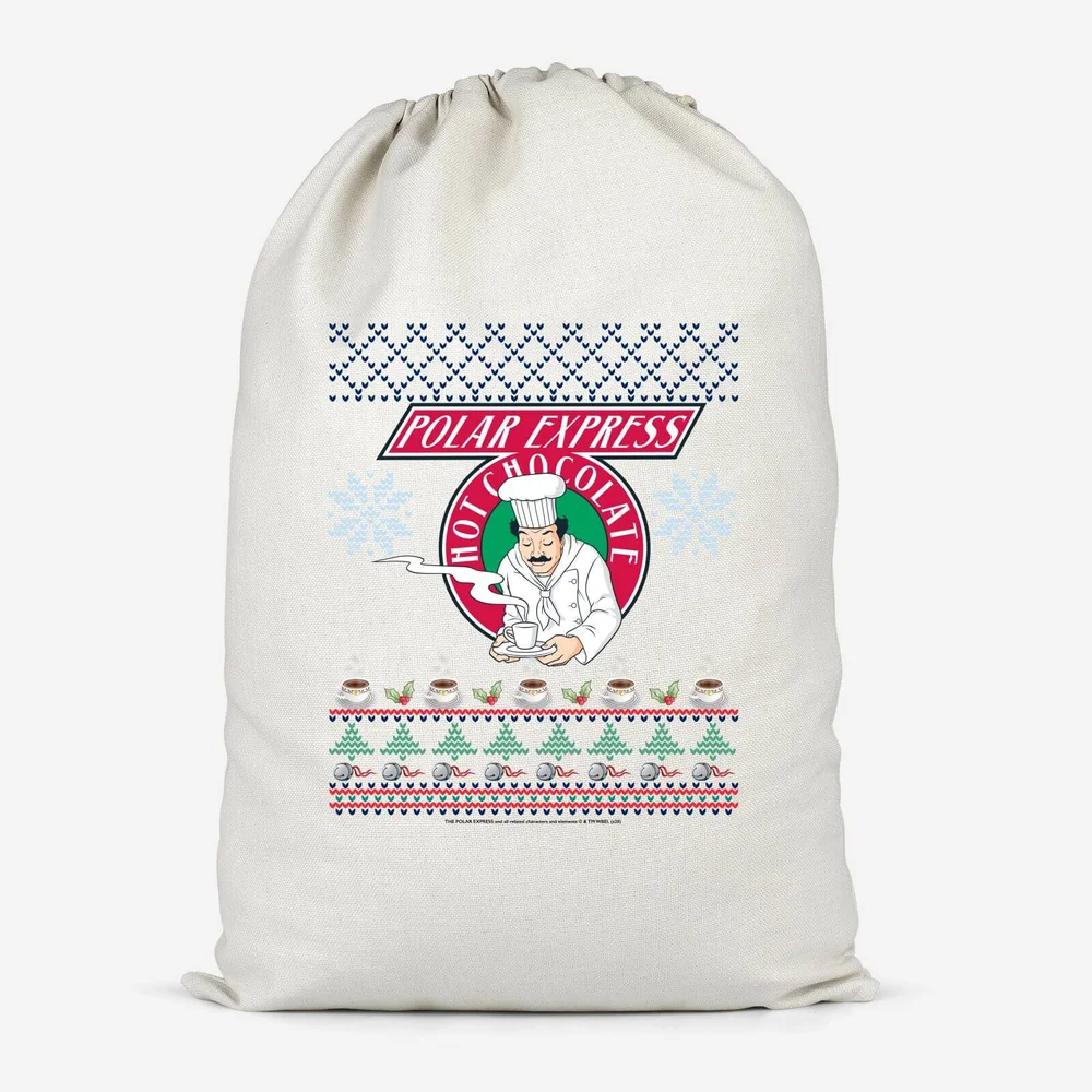 The Polar Express Hot Chocolate Cotton Storage Bag - Klein Bild 1