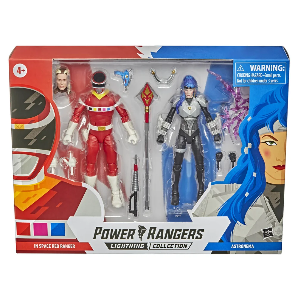 Hasbro Power Rangers Lightning Collection In Space Red Ranger vs. Astronema 2er-Pack Actionfiguren Bild 1