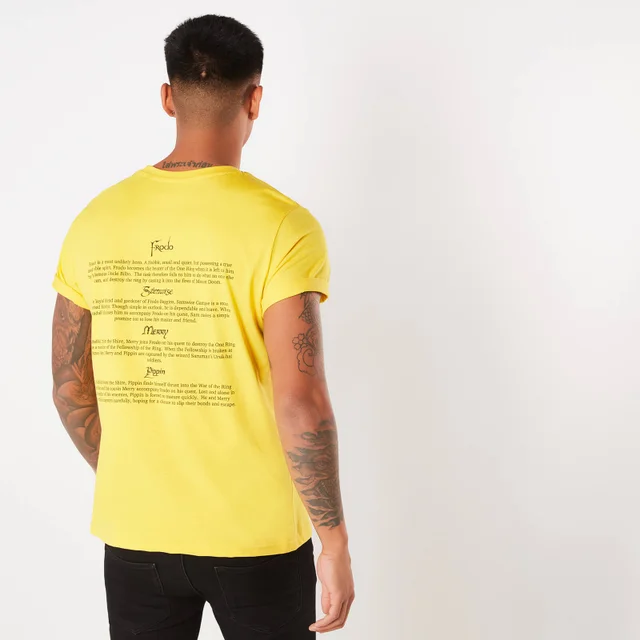 Herr der Ringe The Hobbits Unisex T-Shirt - Gelb