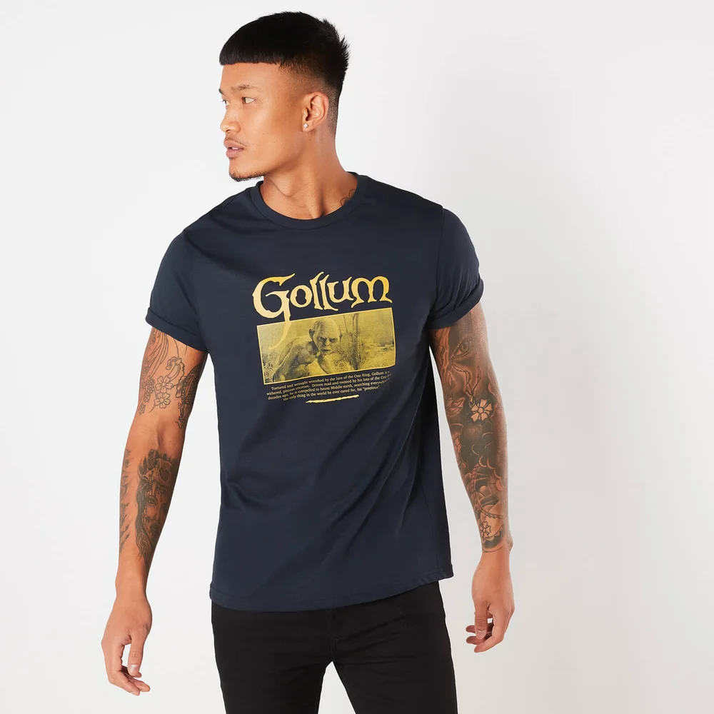 Herr der Ringe Gollum Herren T-Shirt - Navy Blau - S Bild 1