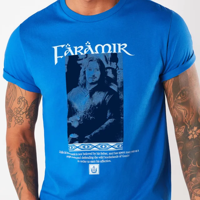 Herr der Ringe Faramir Of Gondor Herren T-Shirt - Blau