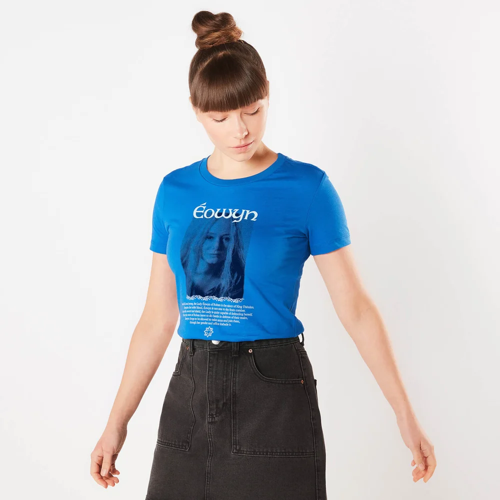 Herr der Ringe Eowyn The Shieldmaiden Damen T-Shirt - Blau - XL Bild 1