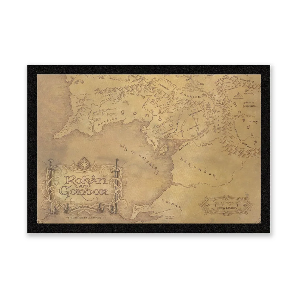 Herr der Ringe Rohan And Gondor Fußmatte Bild 1