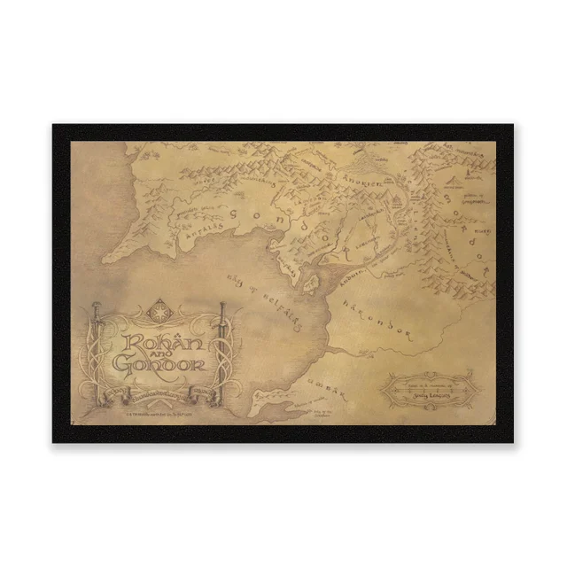 Herr der Ringe Rohan And Gondor Fußmatte