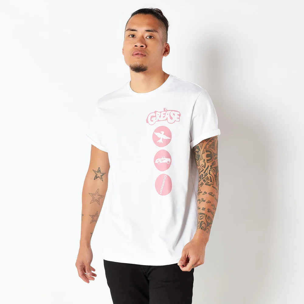 Grease Herren T-Shirt - Weiß - S Bild 1