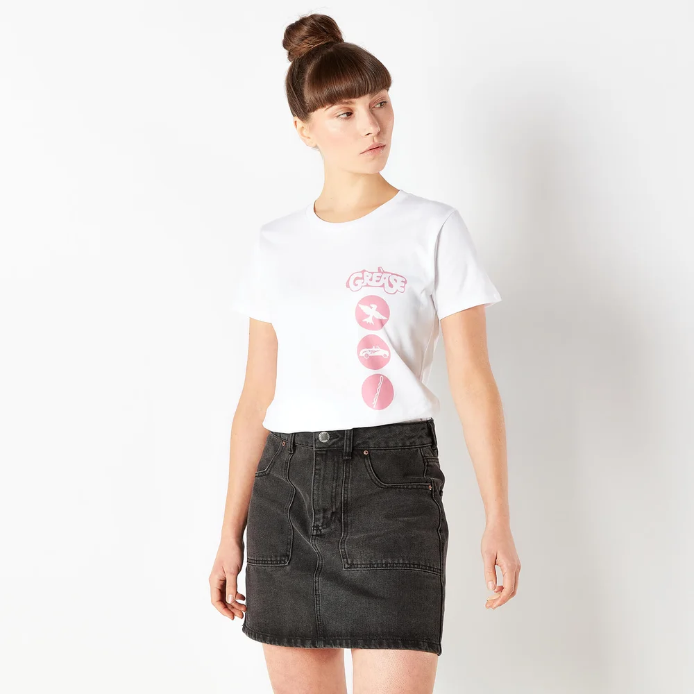 Grease Damen T-Shirt - Weiß - XS Bild 1