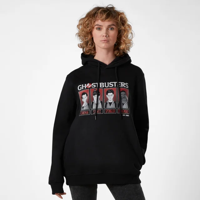 Ghostbusters Line-Up Hoodie - Schwarz