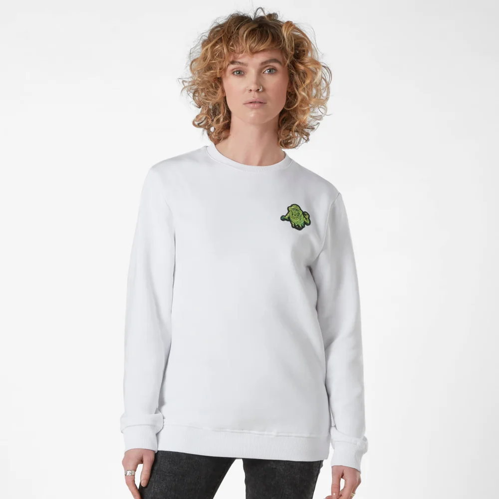 Ghostbusters Slimer Pocket Square Sweatshirt - Weiß - S Bild 1