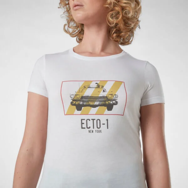 Ghostbusters Ecto-1 Damen T-Shirt - Weiß - XS Bild 1
