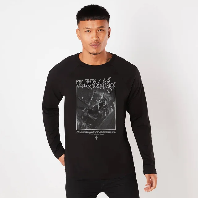 Herr der Ringe Witch King Herren Langarm T-Shirt - Schwarz