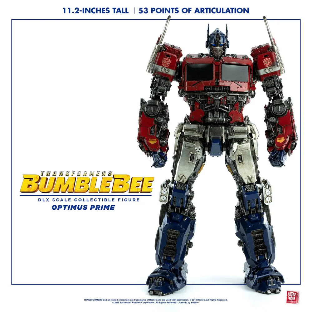 ThreeZero Transformers: Bumblebee DLX Sammelfigur - Optimus Prime Bild 1