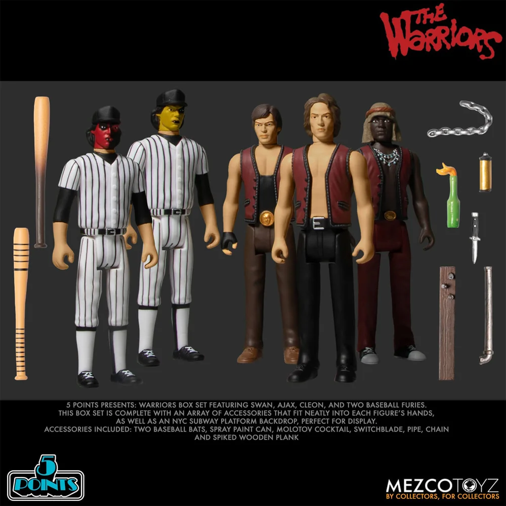 Mezco The Warriors 5 Punkte Deluxe Box-Set Bild 1