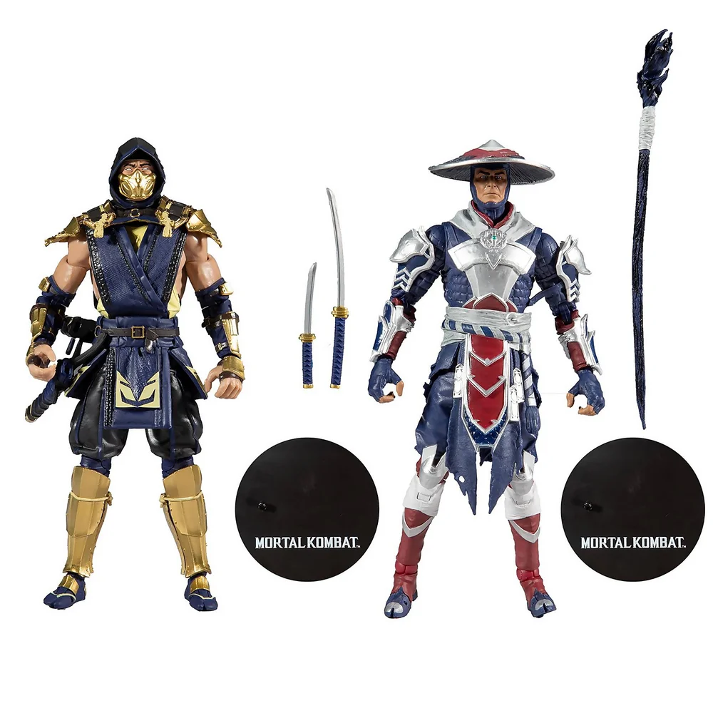 McFarlane Mortal Kombat 2Pk - Scorpion & Raiden Actionfigur Bild 1