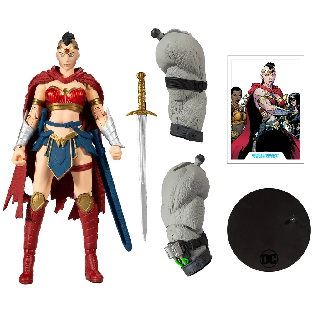McFarlane DC Build-A 18 cm Figuren Wv3 - Last Knight On Earth - Wonder Woman Actionfigur Bild 1