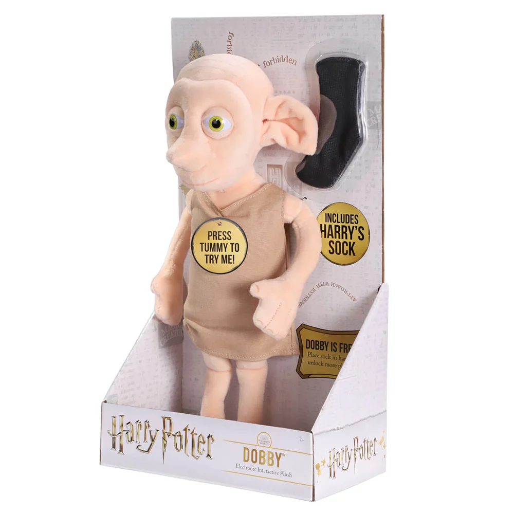 Noble Collection Harry Potter Dobby Interaktive Plüschfigur Bild 1