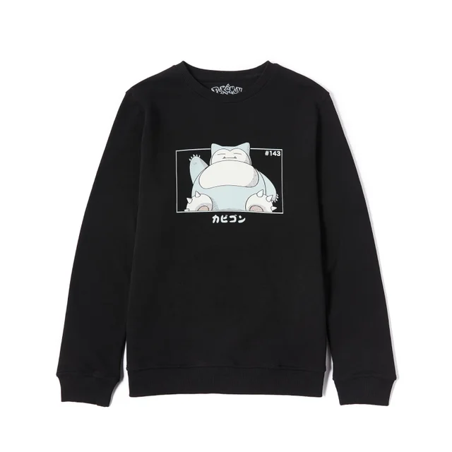 Pokémon Snorlax Sweatshirt - Schwarz