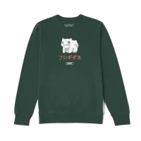 Pokémon Bulbasaur Evolution Evolution Sweatshirt - Dunkelgrün